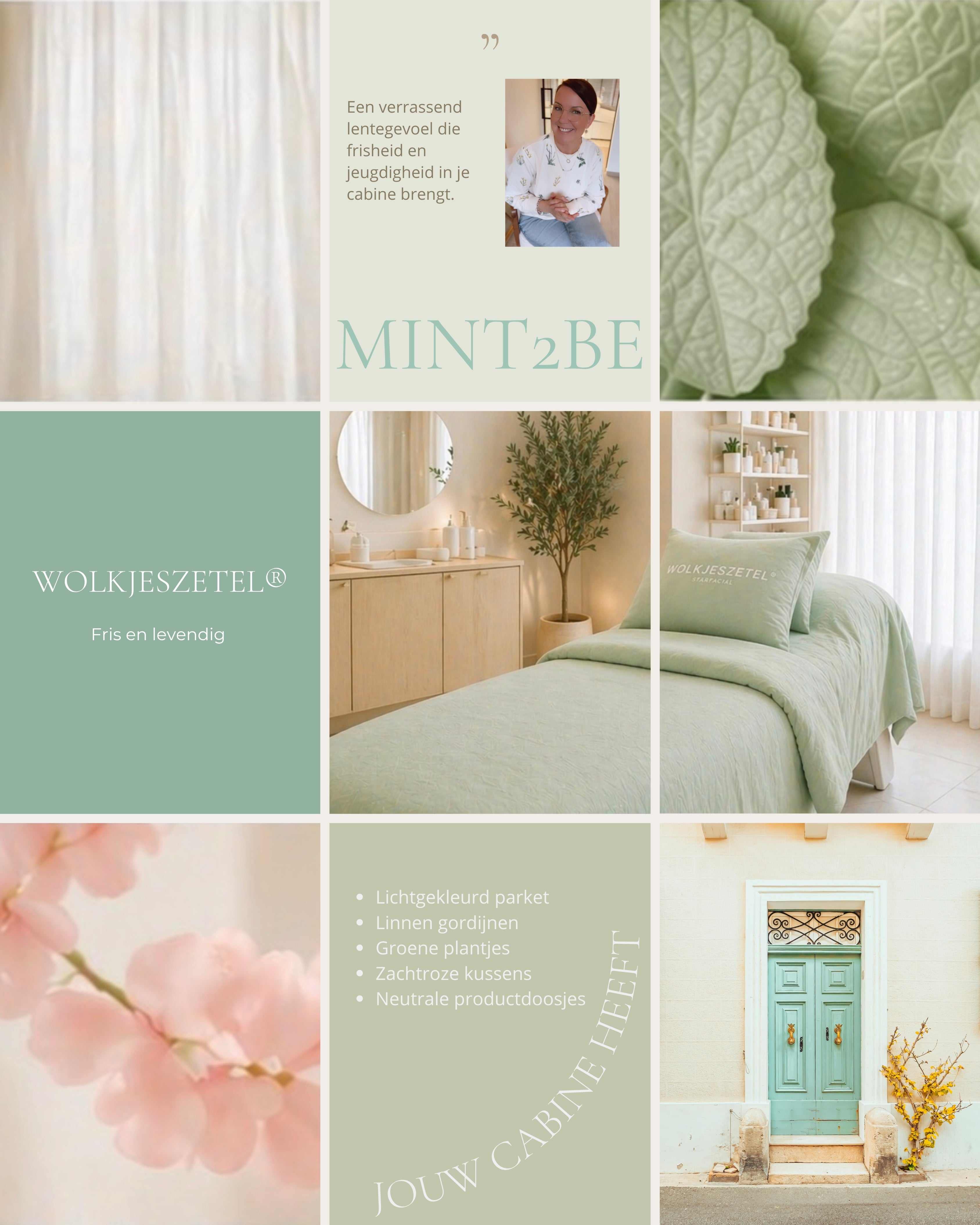 🍃 Mint2B WOLKJESZETEL® - Een frisse wolk van zachtheid