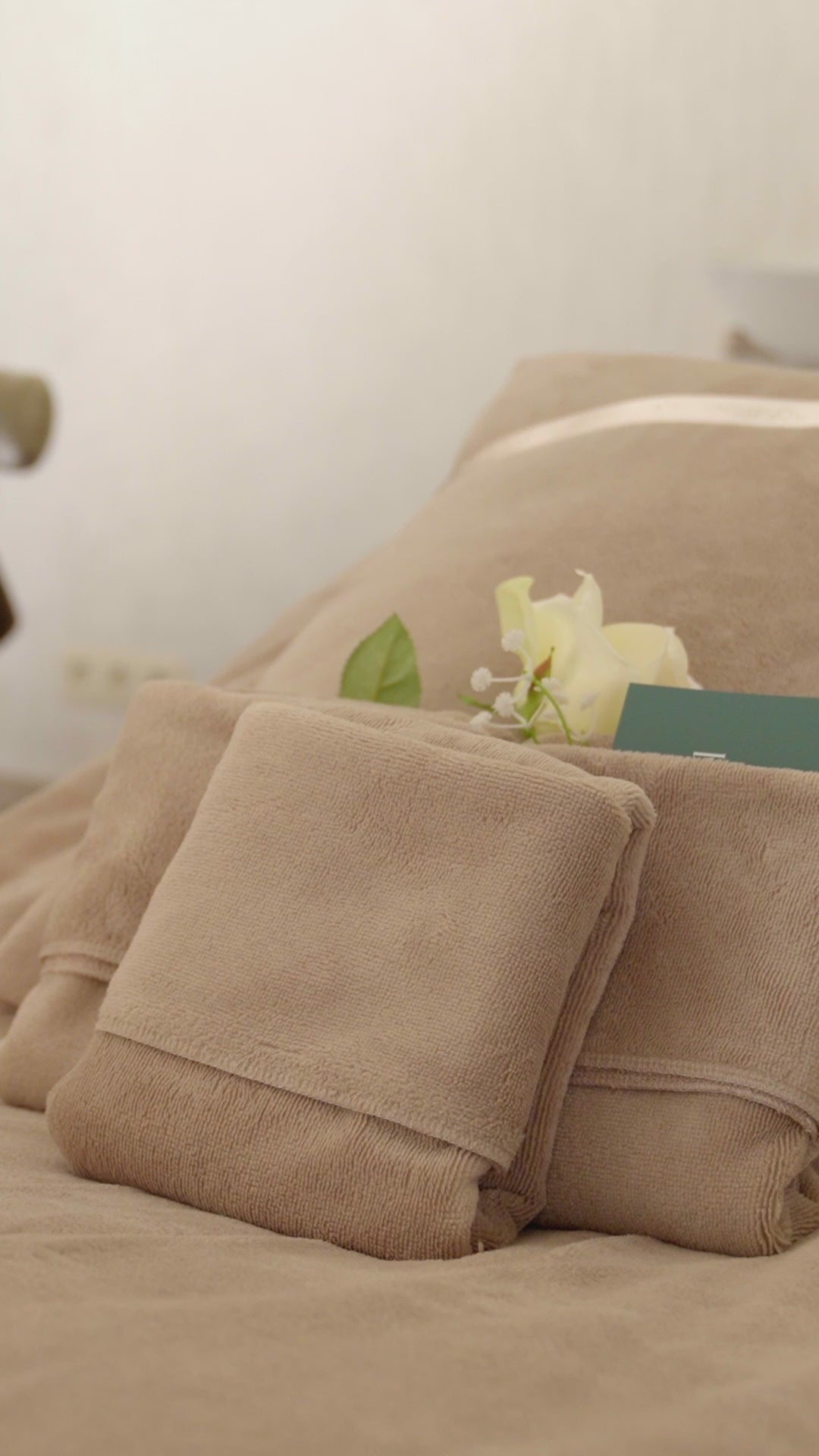 The Mocca Mood Donsovertrek (mokka)